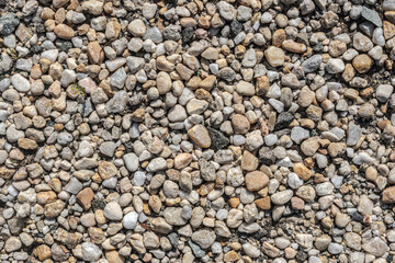 Closeup of a pile of stones small size