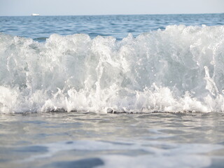 waves on the beach