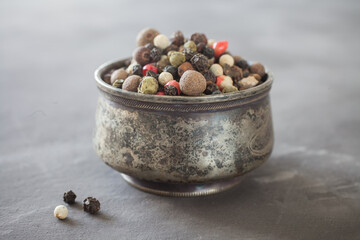 spices on a table, selective focus