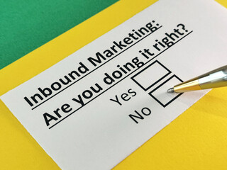 Questionnaire about marketing.