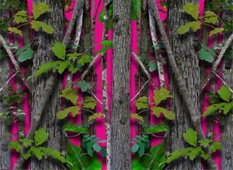 Realistic Pink Camo Background