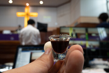 Christian worship and holy communion online.