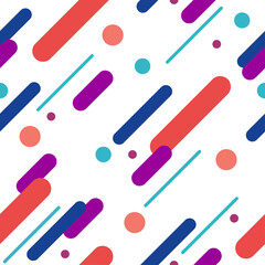 Geometric seamless pattern. Abstract background template design. Applicable for Fabric Print, Cover, Paper, wallpaper. Vector Eps10.