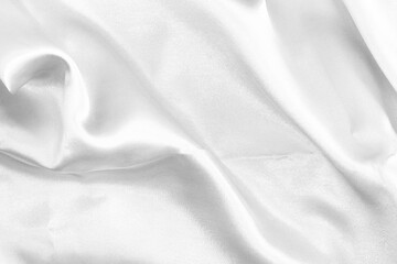 White fabric silk texture for background