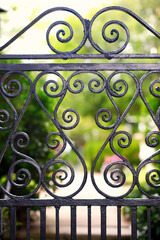 Parts of very old wrought iron gates.
