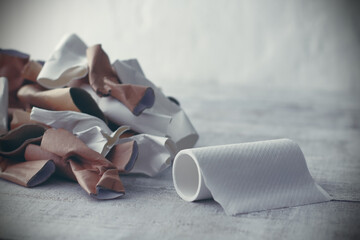 不足するトイレットペーパー