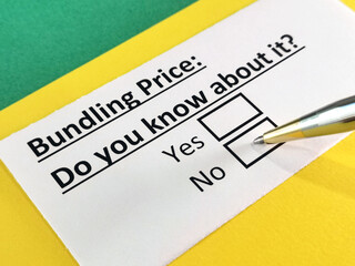 Questionnaire about marketing.