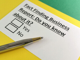 Obraz premium Questionnaire about marketing.