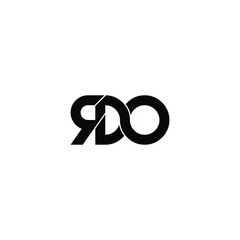 rdo letter original monogram logo design
