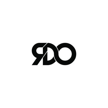 rdo letter original monogram logo design