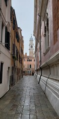 Naklejka premium travel and tourism in Venice, Italy in autumn season