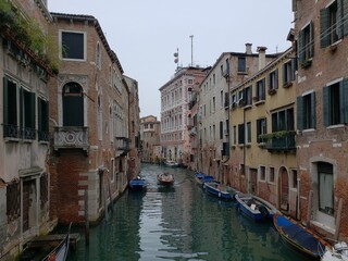 Obraz na płótnie Canvas travel and tourism in Venice, Italy in autumn season