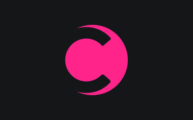 CO or OC Letter Initial Logo Design, Vector Template