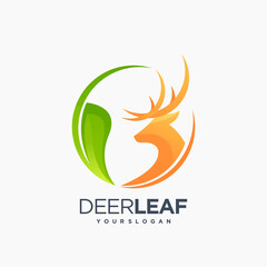 deer leaf art wild forest