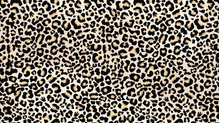 Tapeten Tierhaut Leopardenmuster. Nahtloses Muster.