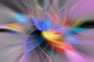 Obraz premium colorful twirl in various abstract shapes