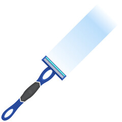 Shaving Razor manual hair remove Illustration Vector