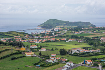 Fototapeta na wymiar Walk on the Azores archipelago. Discovery of the island of Faial, Azores, Horta
