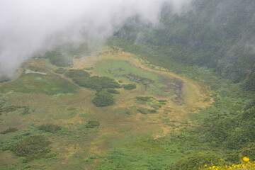 Walk on the Azores archipelago. Discovery of the island of Faial, Azores, Horta