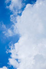 soft focus cloud and blue sky in the shiny day
