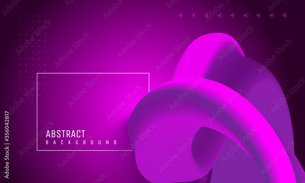 Poster abstract purple color fluid background with modern geometric dynamic motion styles