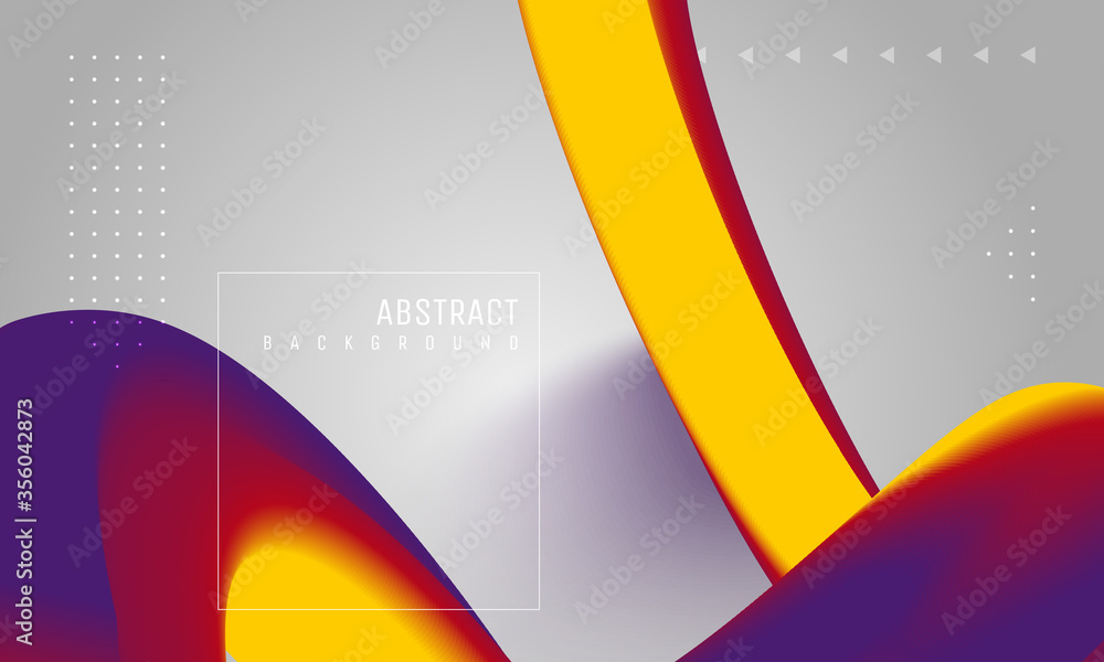 Poster abstract grey purple color fluid background with modern geometric dynamic motion styles
