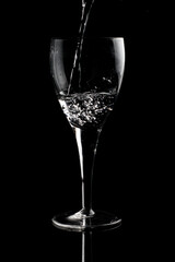 glass of water splash