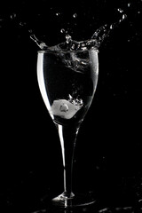 glass of water splash