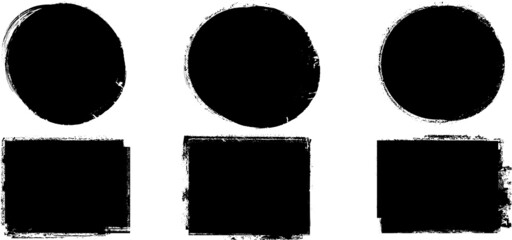 Grunge post Stamps Collection, Circles. Banners, Insignias , Logos, Icons, Labels and Badges Set . vector distress textures.blank shapes.