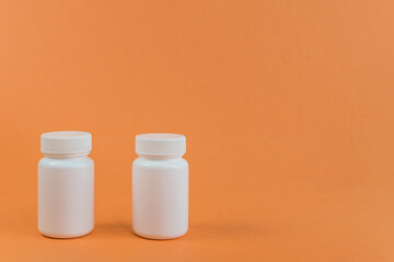 White plastic packaging