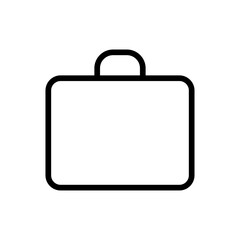 Briefcase line icon