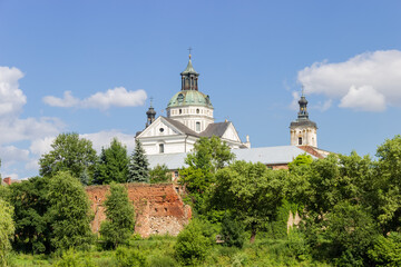 Fototapeta na wymiar Northwestern part of the medieval Discalced Carmelites monastery, Berdychiv, Ukraine
