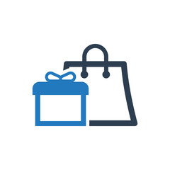 Shopping and gift icon