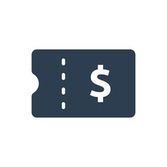 Money receipt icon