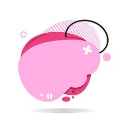 Abstract modern graphic elements. Gradient abstract banners with flowing liquid shapes.