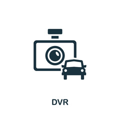 Dvr icon. Simple element from carsharing collection. Creative Dvr icon for web design, templates, infographics and more