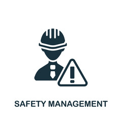 Safety Management icon. Simple element from company management collection. Creative Safety Management icon for web design, templates, infographics and more