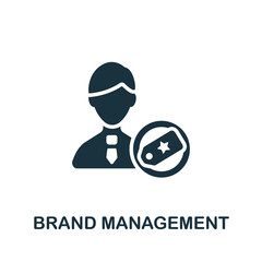 Brand Management icon. Simple element from company management collection. Creative Brand Management icon for web design, templates, infographics and more