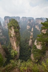 Avatar Mountain at Zhangjiajie National Forest Park in Hunan, China