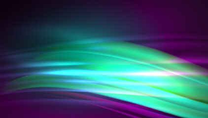 Fluid wave lines background. Trendy abstract layout template for business or technology presentation, internet poster or web brochure cover, wallpaper