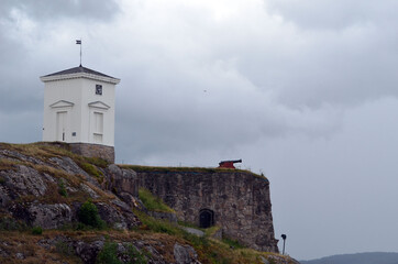 Fototapeta na wymiar Fortress Fredriksen. Halden,Norway