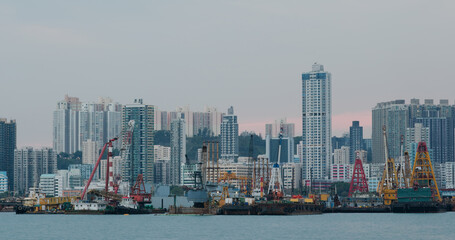 Fototapeta na wymiar Hong Kong city