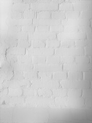 white background brick wall building