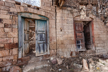 Old abandoned city of Gamsutl Republic of Dagestan, Russia