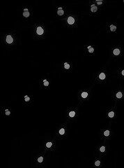 background texture white street light bulbs in cafes