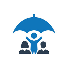  Family Life Insurance Icon
