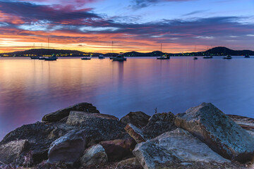 Sunrise and High Cloud over the Bay