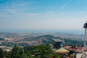 Tibidabo Park in Barcelona
