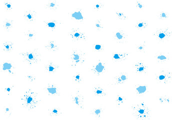 筆で書いた水滴のイメージ