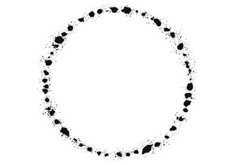 筆で書いた水滴のイメージ